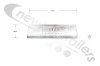BDICO08034 Cargo Floor Plank End Cap 112mm Aluminium with Knapen Logo (Single)