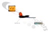 6401047 Cargo Floor New Connection Wiring Loom & Orange Two Pin Plug For Solenoid - Open Wires