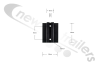 F00126558 Legras Nylon Glider Wear Pad Strong Machine Finished