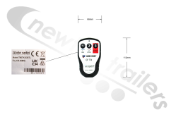 6104013 Cargo Floor Wireless Remote Control Cargo Floor (CF-RX) 3-Functions (Post 2016 Style)