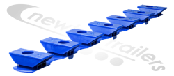 4103016.1 Cargo Floor Plank Blue Plastic Bearing Block 7/112 - Kick Down Comb
