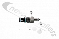 7370101 Cargo Floor CF500 Control Valve - Pressure Relief Cartridge Valve - This suits CF500 SL1, SL2 & SLC