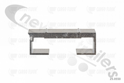 25.0550  Plank Slat 10/112mm ribbed single seal