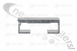 43.9440 Cargo Floor Plank 10mm x 97mm Smooth Single Seal No Seal or End Cap 13300mm Pre 2001