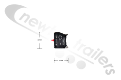 ZEN L1121 Remote Control Contact Switch " NO " Red - Moving/Walking Floor Part For Old CF7 & CF8 Switches