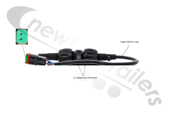 6401044 Cargo Floor CF500 New Connection Wiring Loom Orange for GS02