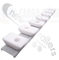 4103010  Cargo Floor Plastic Bearing Block White, 7-112 Revision Set QTY 120 Strips Full Trailer Set (840)