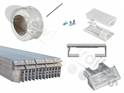 24 6mm Smooth Revision Set Cargo Floor Plank 6mm x 97mm Smooth Revision Set (23+1) with End Caps and Twist Bearings