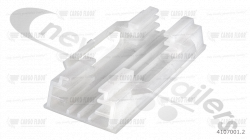 4107001.2 Cargo Floor Plank Nylon Bearing Glider for 100mm Crossmembers 25x25mm - - WITHOUT FEET