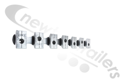 4103010  Cargo Floor Plastic Bearing Block White, 7-112, Height 32mm