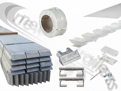 21 10mm Ridged Revision Set Cargo Floor Plank 10mm x 112mm Ridged Revision Set (20+1) with End Caps - Twist Bearings
