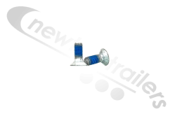 BDIC008050 Cargo Floor Plank Counter Sunk Screw M12 x 30mm Zinc Plated (Single)