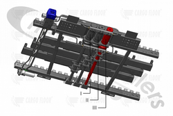 7371031 Cargo Floor Ram Cylinder CF500 SLC No.3 with Fastening Materials
