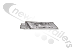 5164010.1 Box 16 Cargo Floor Plank End Cap Aluminium End Cap For Profile 156,8 mm. 6,17'' Box of 16