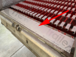 4101007 Cargo Floor Rear Nylon Wear Plate for Moving Floor 2500mm x 250mm x 5mm