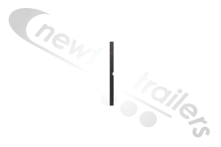 5350002 Cargo Floor CF500 Plank Assembly Strip Finger Bar, 200mm long, 4 Hole, M12 Thread.