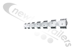 4103010  Cargo Floor Plastic Bearing Block White, 7-112 Revision Set QTY 120 Strips Full Trailer Set (840)