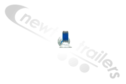 BDIC008050 Cargo Floor Plank Counter Sunk Screw M12 x 30mm Zinc Plated (Single)